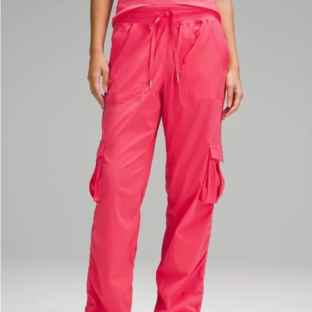 Lululemon Dance Studio Relaxed Fit Mid Rise Cargo Pant in Glaze Pink